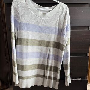 Market & Spruce Heather Gray Knit Sweater